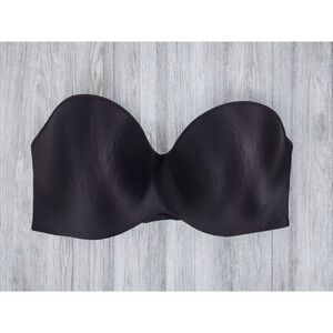 Maidenform Self Expressions Bra‎ Size 36DD Black Strapless Underwire Convertible